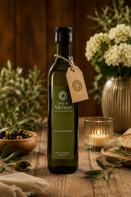 Aceite de Oliva Virgen Extra Picual 500 ml para Hostelería y Eventos | Oro de Alcocer