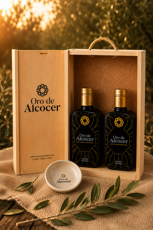 Estuche Premium Oro de Alcocer con Cuenco Artesanal
